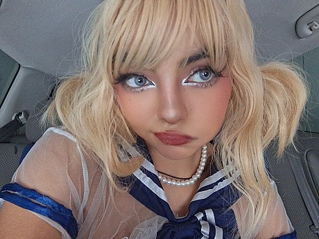 Gorgeous blonde Nerdy B flashes her gigantic boobs before fingering her vagina - Image 16 of 20  in Teen category   featuring Nerdy B 