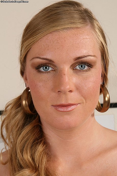 Gorgeous blondie teenie Rita peels to show her tan lines & spreads her bald vagina - Image 21 of 21  in Pussy category  