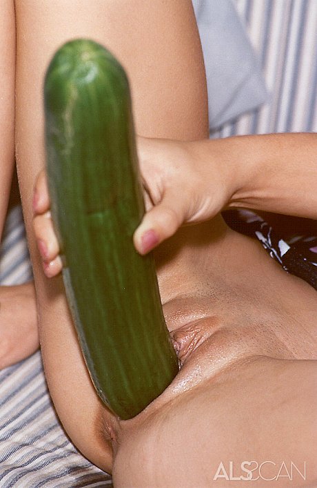 Lesbian teens fuck each other's tight pussies with a monster cucumber - Image 5 of 16  in Big Clit category   featuring Claudia, Victoria Knight 