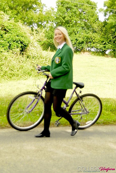 College Uniform performed by Tessa naked Photos - Image 7 of 21  in Legs category   featuring Tessa 