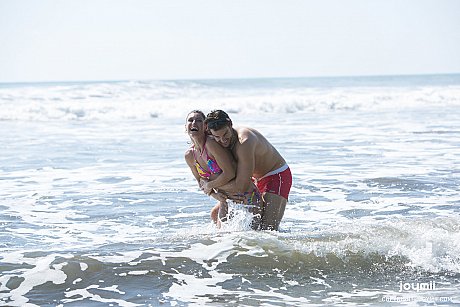 Brunette babe Julia Roca shows her cunt and takes a dong on the beach - Image 2 of 20  in Outdoor category   featuring Jay Smooth, Julia Roca 