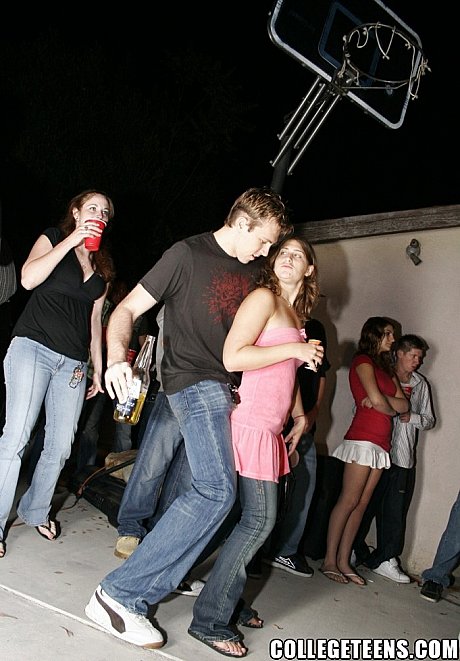 Two amateur babes blow massive schlongs and get rammed during a fine party - Image 14 of 20  in Pussy category   featuring Party Hoes 