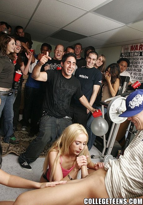 Two amateur babes blow massive schlongs and get rammed during a fine party - Image 15 of 20  in Pussy category   featuring Party Hoes 