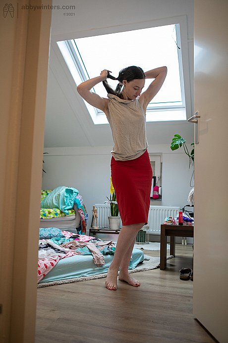 Australian amateur babe Zina B gets spied on while dressing in her room - Image 15 of 20  in Babe category   featuring Zina B 