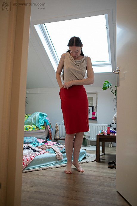 Australian amateur babe Zina B gets spied on while dressing in her room - Image 17 of 20  in Babe category   featuring Zina B 