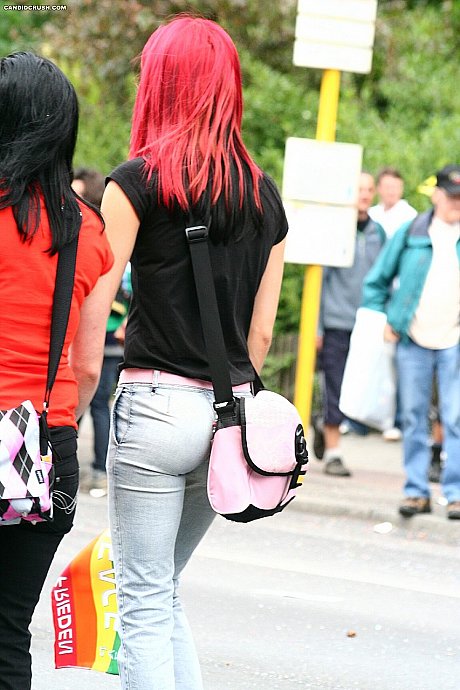 Young bitches at a street party are secretly recorded by a public voyeur - Image 9 of 16  in Outdoor category  