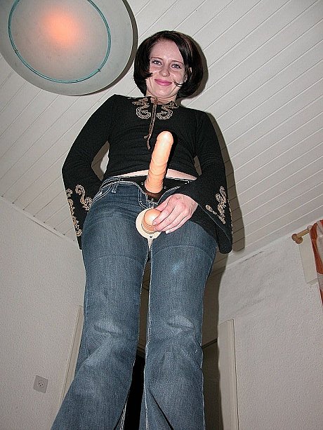 Femdom Helen Sykes strips naked while playing with her BDSM sex toy - Image 11 of 20  in Tiny Tits category   featuring Helen Sykes 