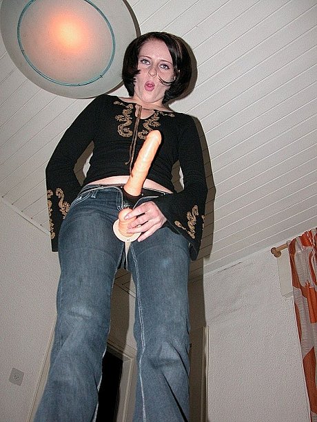 Femdom Helen Sykes strips naked while playing with her BDSM sex toy - Image 19 of 20  in Tiny Tits category   featuring Helen Sykes 