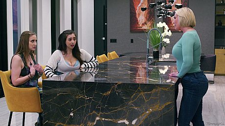 Mature lesbian Mellanie Monroe has a slutty oral debauchery with her young teen GFs - Image 7 of 20  in Teen category   featuring Mellanie Monroe 