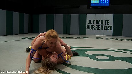 Huge MILFs Dee Williams & Holly Heart wrestling on the floor in bikinis - Image 17 of 21  in Lesbian category   featuring Dee Williams, Holly Heart 
