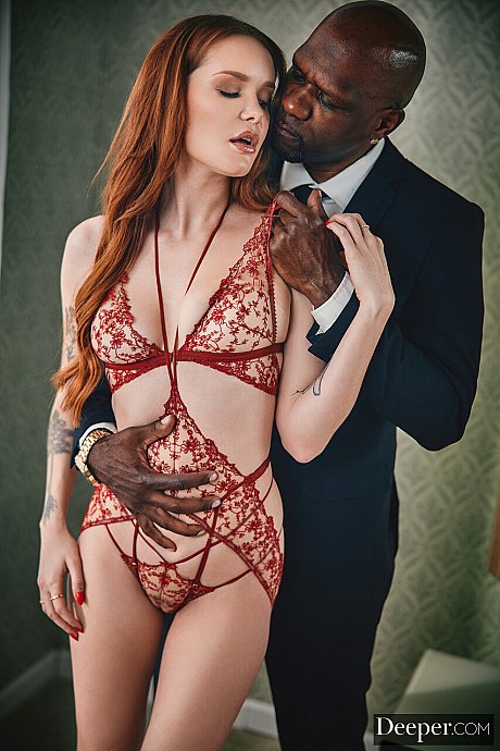 Deeper featuring Chloe Foxxe, Chocolate rod undressed XXX - Image 8 of 21  in Bondage category   featuring Chocolate Rod, Chloe Foxxe 