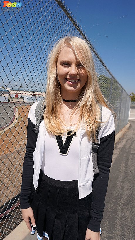 Blonde cheerleader Lily Rader licks penis in POV & has her teen vagina slammed - Image 3 of 17  in Teen category   featuring Ryan Madison, Lily Rader 