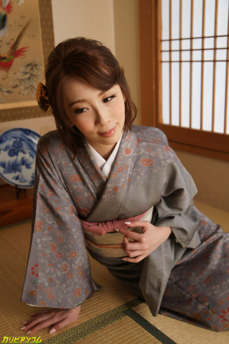 Sexy lovely Japanese chick Aya Kisaki sits on a rock-hard penis and fucks it - #813030
