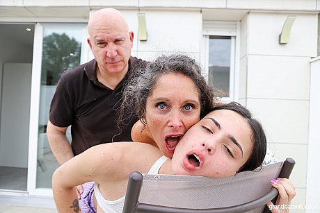 Wild old lady Rita Velasquez enjoys a steamy oral 3some with her granddaughter - Image 13 of 21  in Outdoor category   featuring Rita Velasquez, Mary Borbosita, Francis Ford Coppula 