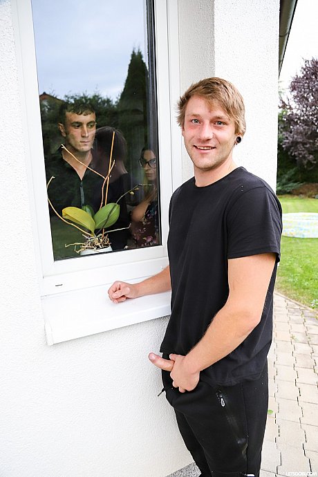 Nerdy blonde MILF with enormous tits Luciana P gets rammed in an outdoor bi 3some - Image 2 of 20  in Pussy category   featuring Robert Palmer, Jacob Harris, Kattie Hill 