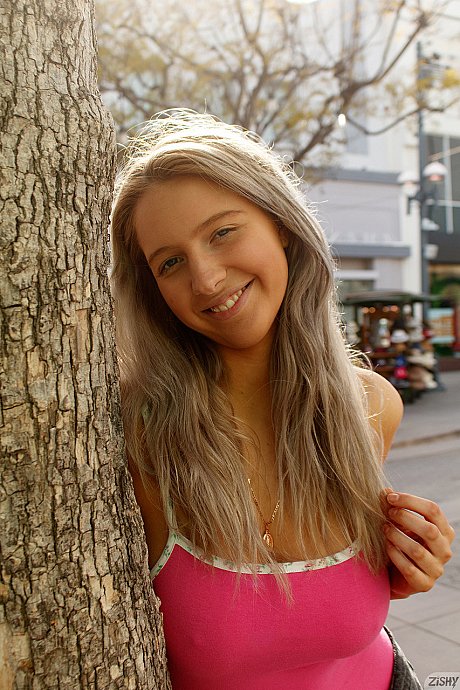 Adorable American amateur Maddie Crump flashes her massive tit & teases in public - Image 3 of 12  in Skirt category   featuring Maddie Crump 
