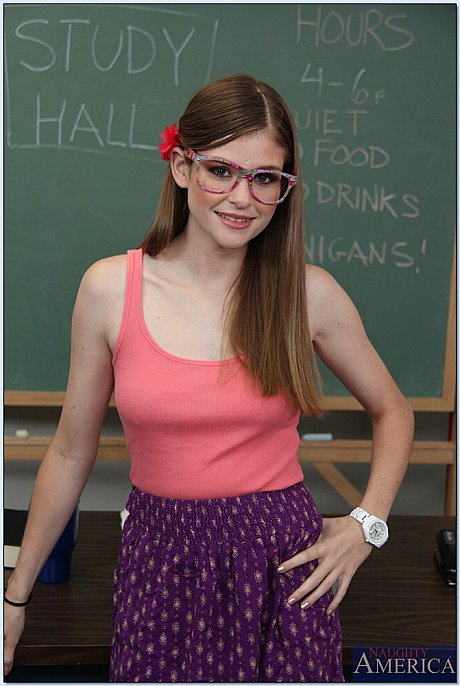 Sleazy teacher Vanessa Sixxx unveils her very hairy twat in class - Image 2 of 20  in Pussy category   featuring Lara Brookes 