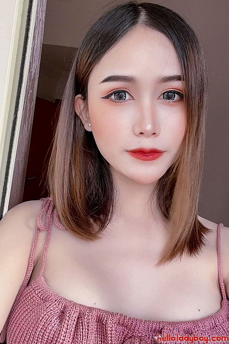 Attractive chinese ladyboy Bella shows her cleavage in her solo compilation - Image 5 of 20  in Ladyboy category   featuring Ladyboy Bella 