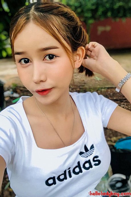 Attractive chinese ladyboy Bella shows her cleavage in her solo compilation - Image 13 of 20  in Ladyboy category   featuring Ladyboy Bella 