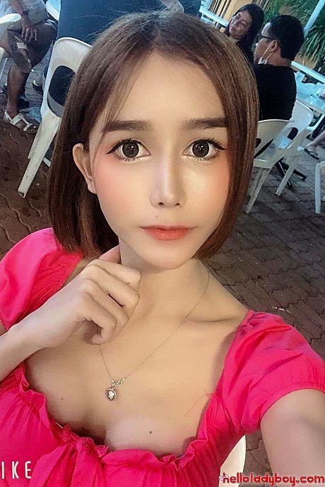 Attractive chinese ladyboy Bella shows her cleavage in her solo compilation - Image 17 of 20  in Ladyboy category   featuring Ladyboy Bella 