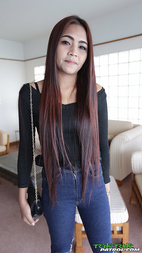Sexy asian babe Bell strips nude & rides in missionary & doggystyle positions - Image 1 of 21  in Amateur category   featuring Bell 
