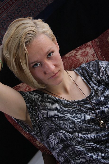 Cute amateur lesbians Nova and Isi strip undressed while fooling around - Image 3 of 21  in Lesbian category   featuring Nova, Isi 