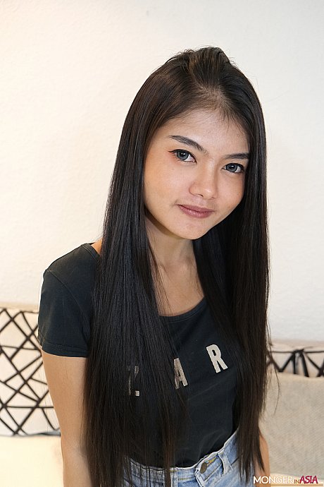 Small Thai mom Nunu strips & exposes her tiny titties bushy pussy & little booty - Image 2 of 20  in Teen category   featuring NuNu 