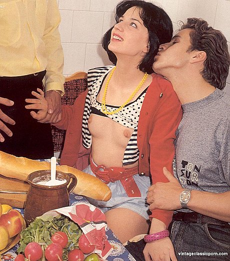 Pretty teen Sofi Ryan blows schlongs and gets poked in a hot vintage orgy - Image 2 of 18  in Schoolgirl category   featuring John Walton 