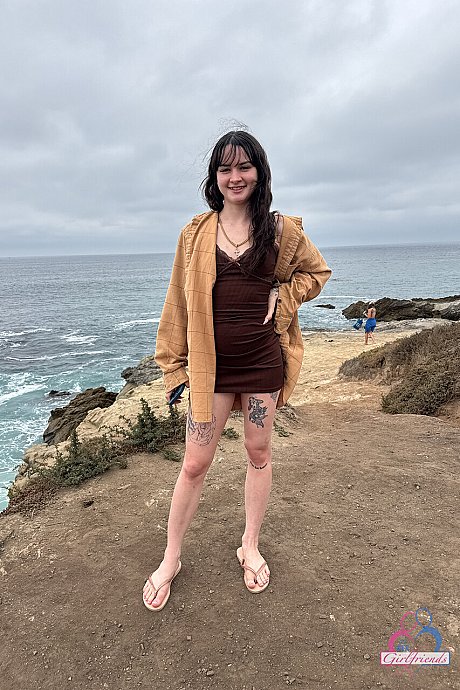 Amateur girlfriend Remi bare shows & rubs her puffy vagina in a solo compilation - Image 18 of 21  in Amateur category  