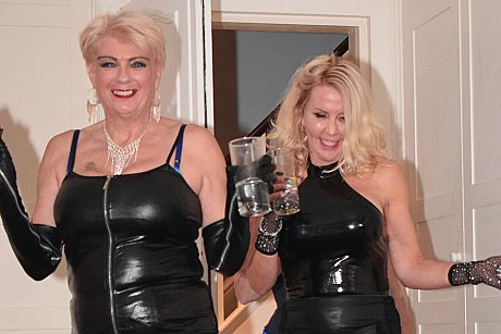 Older yellow-haired Emerald and a GF partake in kinky sex games - Image 15 of 16  in Skirt category   featuring Emerald 