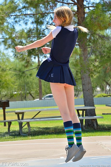 Thin pantyless young Sharlotte flashing her clit in public and stripping - Image 2 of 20  in Pissing category   featuring Charlotte Carmen 