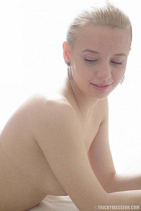 Delightful yellow-haired teenie Angel strips for a massage and gets hammered by a masseur - Image 2 of 21  in Pussy category   featuring Olivia Grace 