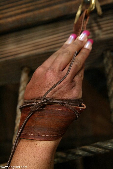 Bond ebony with a large booty Sydnee Capri gets whipped and toyed from ass - Image 4 of 20  in Dildo category   featuring Sydnee Capri 