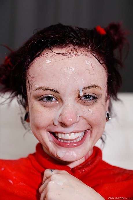 Naughty Chloe Carter gags on dildo & has her behind gaped before large facial - Image 14 of 15  in Teen category   featuring Chloe Carter, Bryan Gozzling 