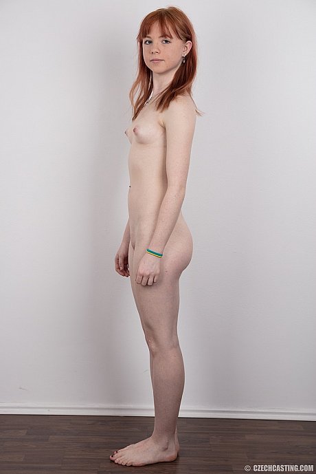 Sexy ginger head amateur uncovers her barely budding boobs as she gets naked - Image 14 of 20  in Teen category   featuring Niky 