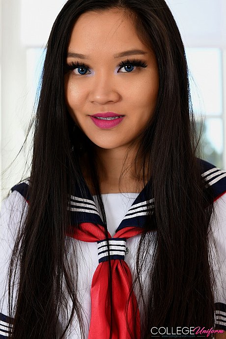 College Uniform performed by Louisa Lu XXX Images - Image 5 of 21  in Asian category   featuring Louisa Lu 