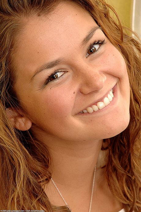 Smiley amateur teen Allie Haze strips and touches herself in the mirror - Image 1 of 20  in Pussy category   featuring Allie Haze 