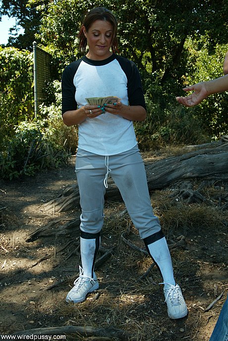 Sexy softball player Ariana Jollee gets bound and shocked by three lezdoms - Image 6 of 20  in Outdoor category   featuring Annie Cruz, Isis Love, Harmony, Ariana Jollee 