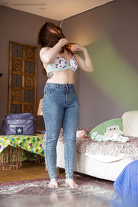 Hidden voyeur cam films bitch chick with silky snatch pulling jeans over bareback booty - Image 12 of 16  in Amateur category   featuring Katharina 