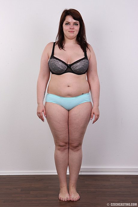 Amateur fatty Katherina stands nude before sitting to show her snatch - Image 5 of 20  in Ass category   featuring Katherina 