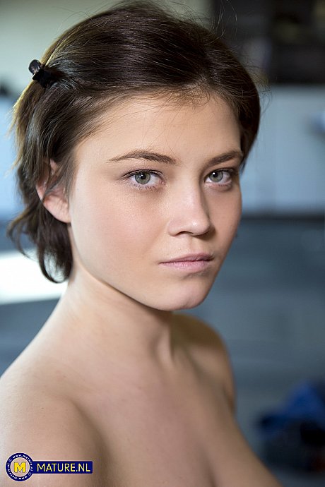 Young young brunette Veronica Morre has sex with an mature husband boy man after oral foreplay - Image 19 of 20  in Teen category   featuring Harry, Veronica Morre 