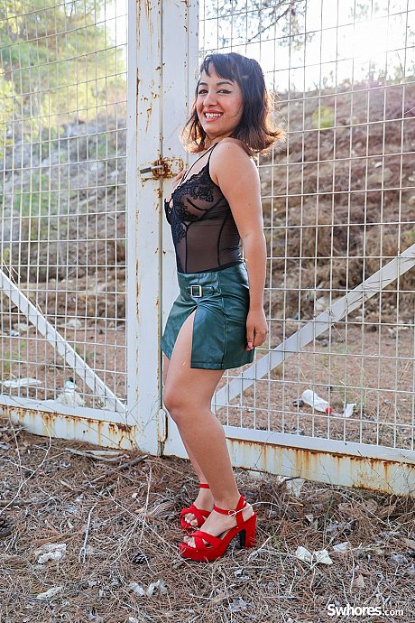 Hot Munequia Enfadada flaunts her tits and gives head before riding a dick - Image 2 of 21  in Outdoor category   featuring Nico Vegas, Munequita Enfadada 