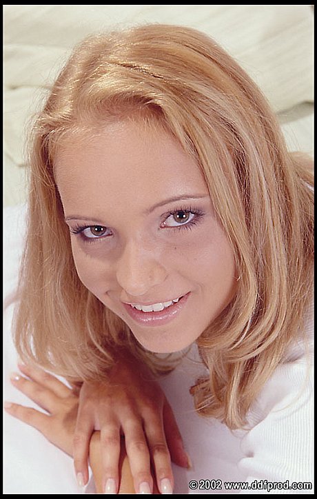 Yellow-haired teenie Tiffany Diamond tastes a stiff boner and sticky sperm on a bed - Image 1 of 20  in Skinny category   featuring Choky Ice, Tiffany Diamond 
