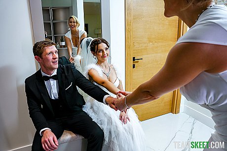 Bride Serena Hill gets involved in a 3some with her hubby & her mother-in-law - Image 13 of 21  in Lesbian category   featuring Oliver Flynn, Serena Hill, Ryan Keely 