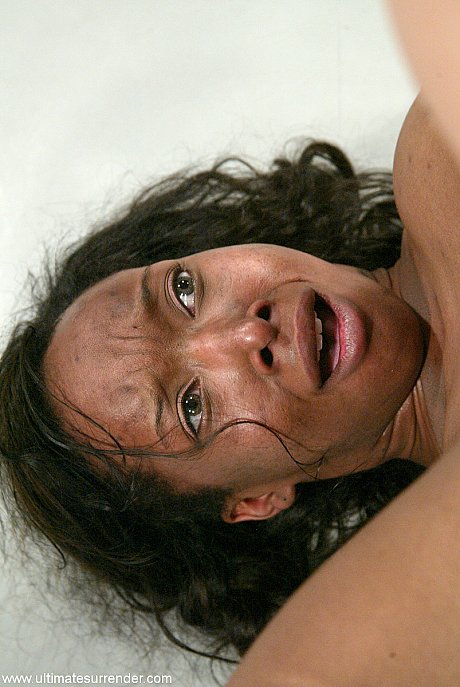 Oriental wrestler Keeani Lei rides ebony sparing partner Stacey Cash with a toy - Image 19 of 20  in Lesbian category   featuring Keeani Lei, Stacey Cash 