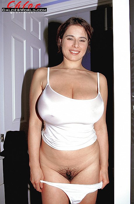 Busty MILF Chloe Vevrier revealing hairy snatch and sexy barefeet - Image 3 of 16  in Babe category   featuring Chloe Vevrier 