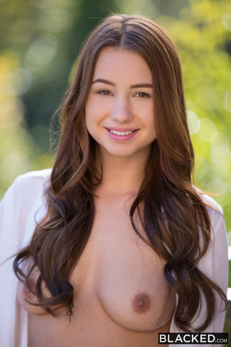 Brunette beauty with small melons Taylor Sands takes a dark meat deeply - #1150205