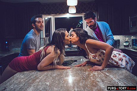 Hot hispanic couples swap wives during a foursome in the galley - Image 12 of 20  in Pussy category   featuring Donnie Rock, Charles Dera, Vienna Black, Jaye Summers 