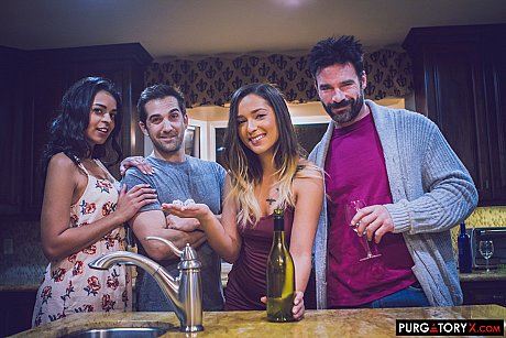 Hot hispanic couples swap wives during a foursome in the galley - Image 18 of 20  in Pussy category   featuring Donnie Rock, Charles Dera, Vienna Black, Jaye Summers 