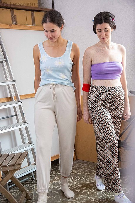 Sleazy amateur lesbians Elysa and Wendy T dress each other up in charming action - Image 21 of 21  in Lesbian category   featuring Wendy T, Elysa 